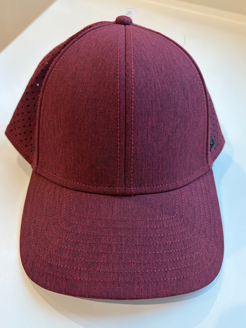 Melin A-Game Hydro Performance Snapback Hat Retired Maroon/Burgundy Color NWOT